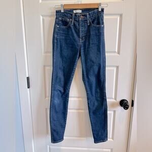 MADEWELL 10” High Rise Skinny Jeans 25